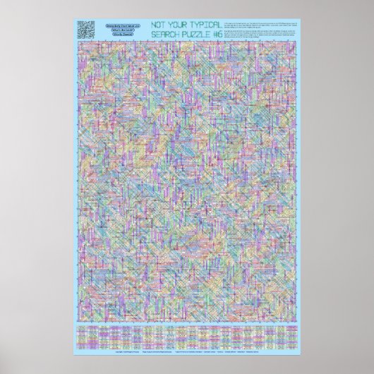 Poster PUZZLE #6 : Groupes d'animaux - Chaotique résolu (Devant)