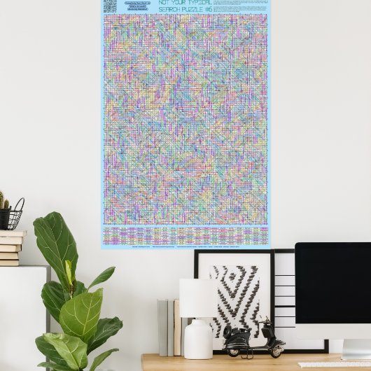 Poster PUZZLE #6 : Groupes d'animaux - Diabolique résolu (Bureau à domicile)