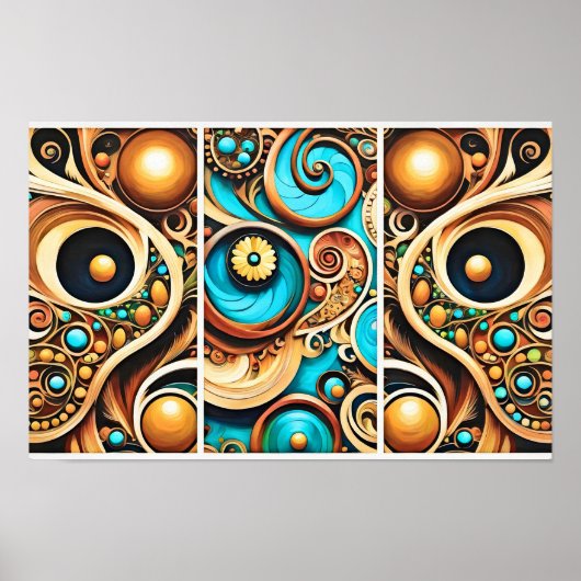 Poster Puzzle en bois (Devant)