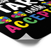 Poster Puzzle Sensibilisation Autisme Accepter Comprendre (Coin)