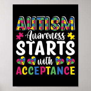 Poster Puzzle Sensibilisation Autisme Accepter Comprendre
