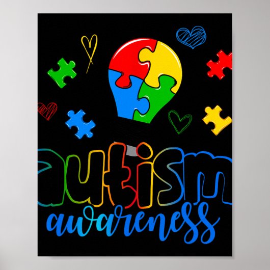 Poster Puzzle sensibilisation sur l'autisme (Devant)