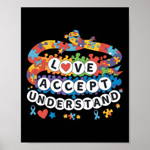 Poster Puzzle Sensibilisation sur l'autisme Amitié Bracel