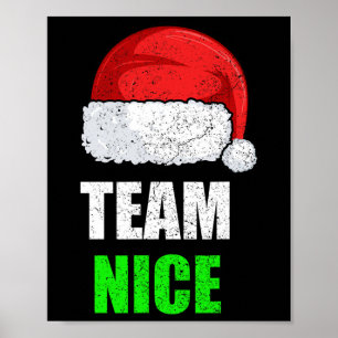 Poster Pyjama correspondant à la famille de Noël1