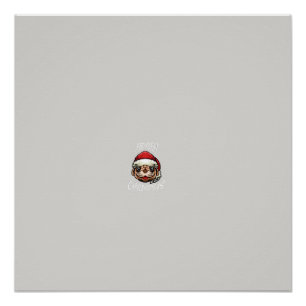 Poster Pyjama de Noël drôle pour chien Cadeau pour amateu