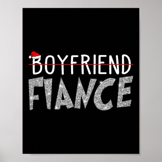 Poster Pyjamas de Noël des Fiancés M (Devant)