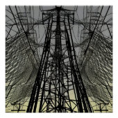 Poster Pylon Tangle des fils (Devant)