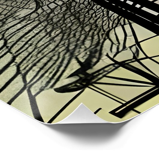 Poster Pylon Tangle des fils (Coin)