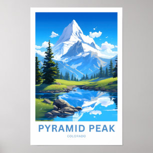 Poster Pyramid Peak Colorado Imprimer
