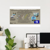 Poster Pyramide Antarctique 3 (Bureau à domicile)