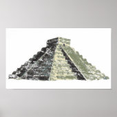 Poster Pyramide aztèque (Devant)