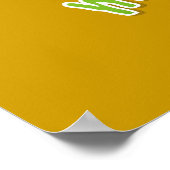 Poster pyramide de burger pour une alimentation saine (Coin)