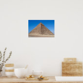 Poster Pyramide de Chéops - Le Caire, Égypte (Cuisine)