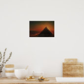 Poster Pyramide de Gizeh (Cuisine)