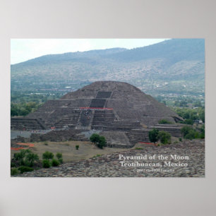 Poster Pyramide de la Lune