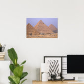 Poster Pyramide de Menkaure Mycerinus), Pyramide de (Bureau à domicile)