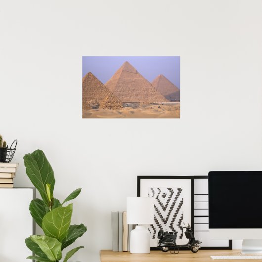 Poster Pyramide de Menkaure Mycerinus), Pyramide de (Bureau à domicile)