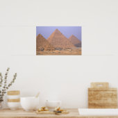 Poster Pyramide de Mykérinos Menkaure), Pyramide de (Cuisine)