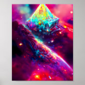 Poster Pyramide des anciens Aliens spatiaux (Devant)