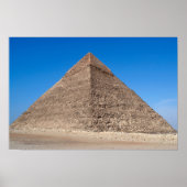 Poster Pyramide des Cheops - Le Caire, Egypte (Devant)