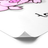 Poster Pyramide des cochons joueurs (Coin)