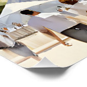 Poster pyramide du Louvre musée Parisien  (Coin)