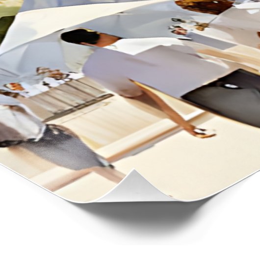 Poster pyramide du Louvre musée Parisien  (Coin)