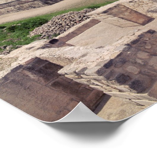 Poster Pyramide du Serpent à plumes (Coin)