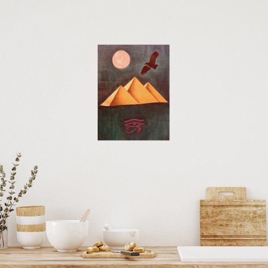 Poster Pyramide égyptienne (Cuisine)