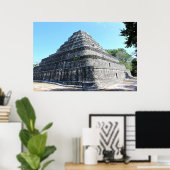 Poster Pyramide maya Chaccoben (Bureau à domicile)