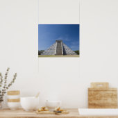 Poster Pyramide maya, matin de mars (Cuisine)