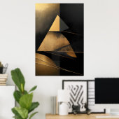 Poster Pyramide Rétro du Temps (Bureau à domicile)