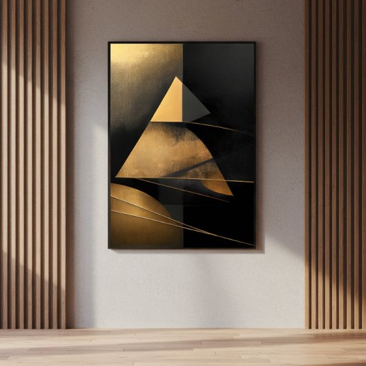 Poster Pyramide rétro du temps