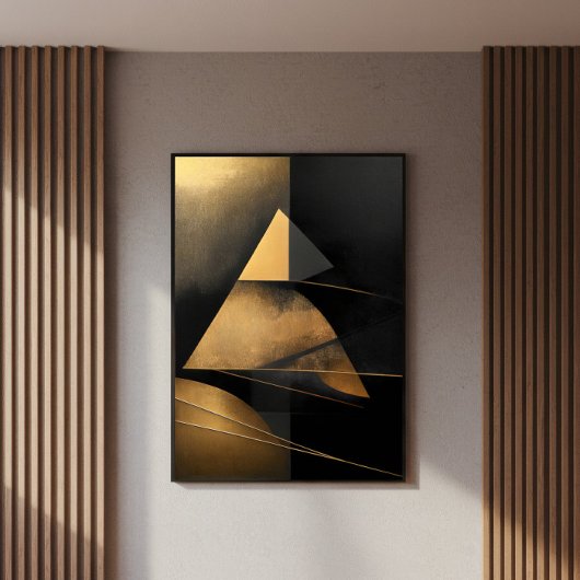 Poster Pyramide rétro du temps