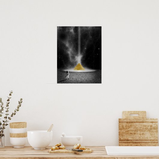 Poster Pyramide spatiale (Cuisine)