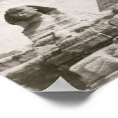 Poster Pyramide Sphinx Égypte du milieu du siècle (Coin)