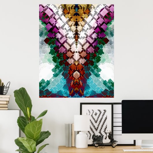 Poster Pyramide V-Stack (Bureau à domicile)