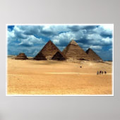 Poster Pyramiden von Gizeh (Devant)
