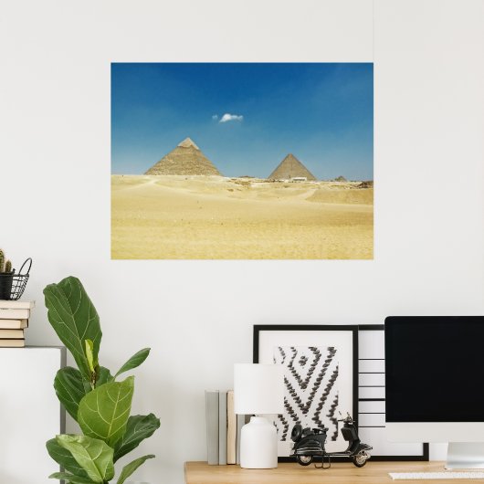 Poster Pyramides (Bureau à domicile)