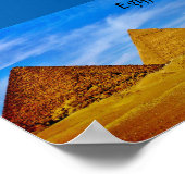 Poster Pyramides de Gizeh (Coin)