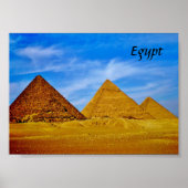 Poster Pyramides de Gizeh (Devant)