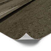 Poster Pyramides de Gizeh noir et blanc