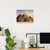 Poster Pyramides De Gizeh Voyage Egypte Photo (Bureau à domicile)