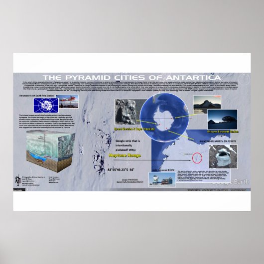 Poster Pyramides de l'Antarctique 2 (Devant)