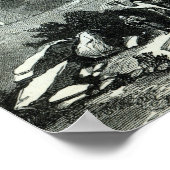 Poster Pyramides de Méroé, sur le Nil (Coin)