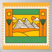 Poster Pyramides d'Égypte (Devant)