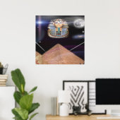 Poster Pyramides égyptiennes (Bureau à domicile)