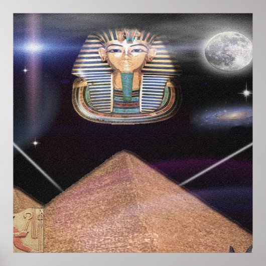 Poster Pyramides égyptiennes (Devant)