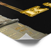 Poster Pyramides égyptiennes et art du roi Tut (Coin)