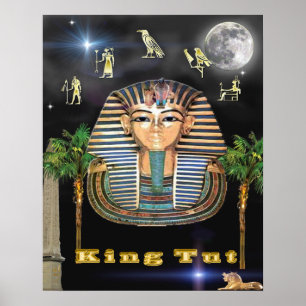 Poster Pyramides égyptiennes et art du roi Tut